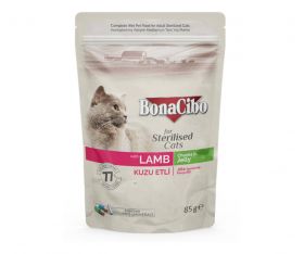Pouch Wet Sterilized Cat Lamb